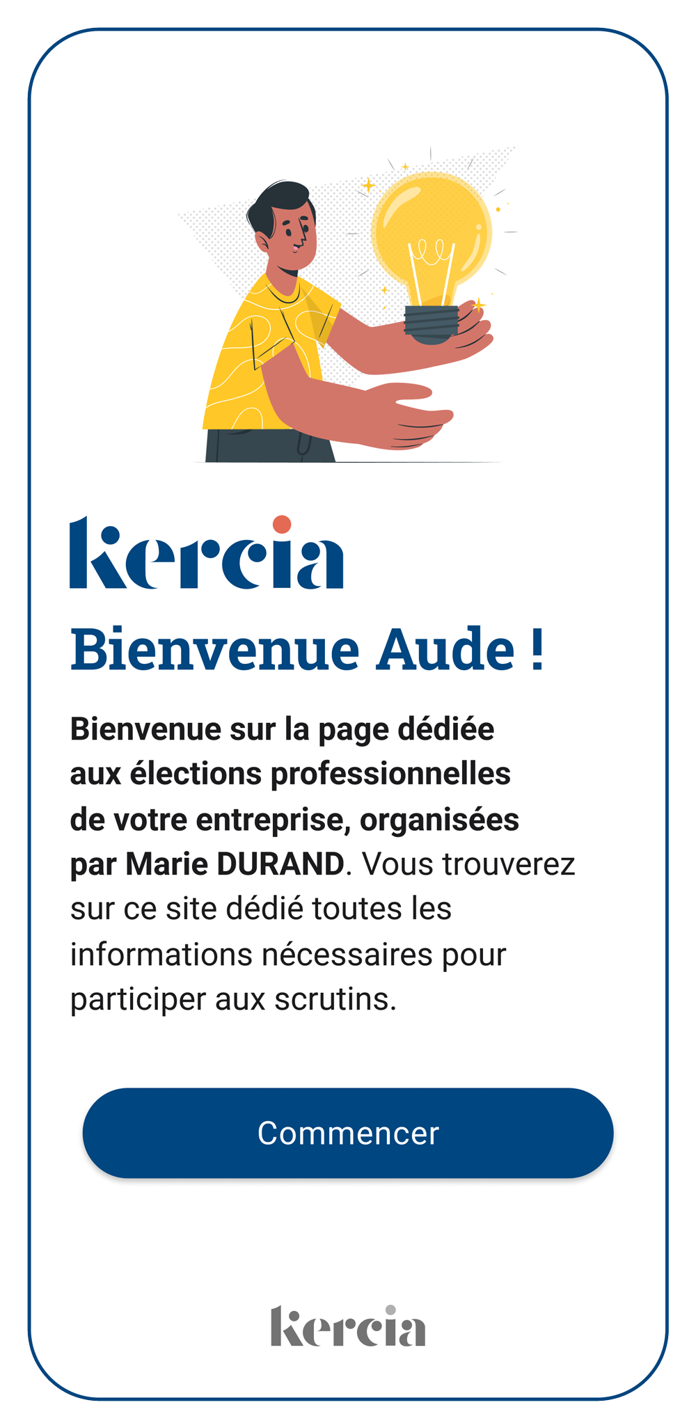 solution de vote essentiel - KERCIA