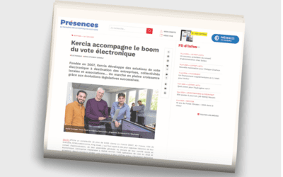 KERCIA accompagne le boom du vote électronique